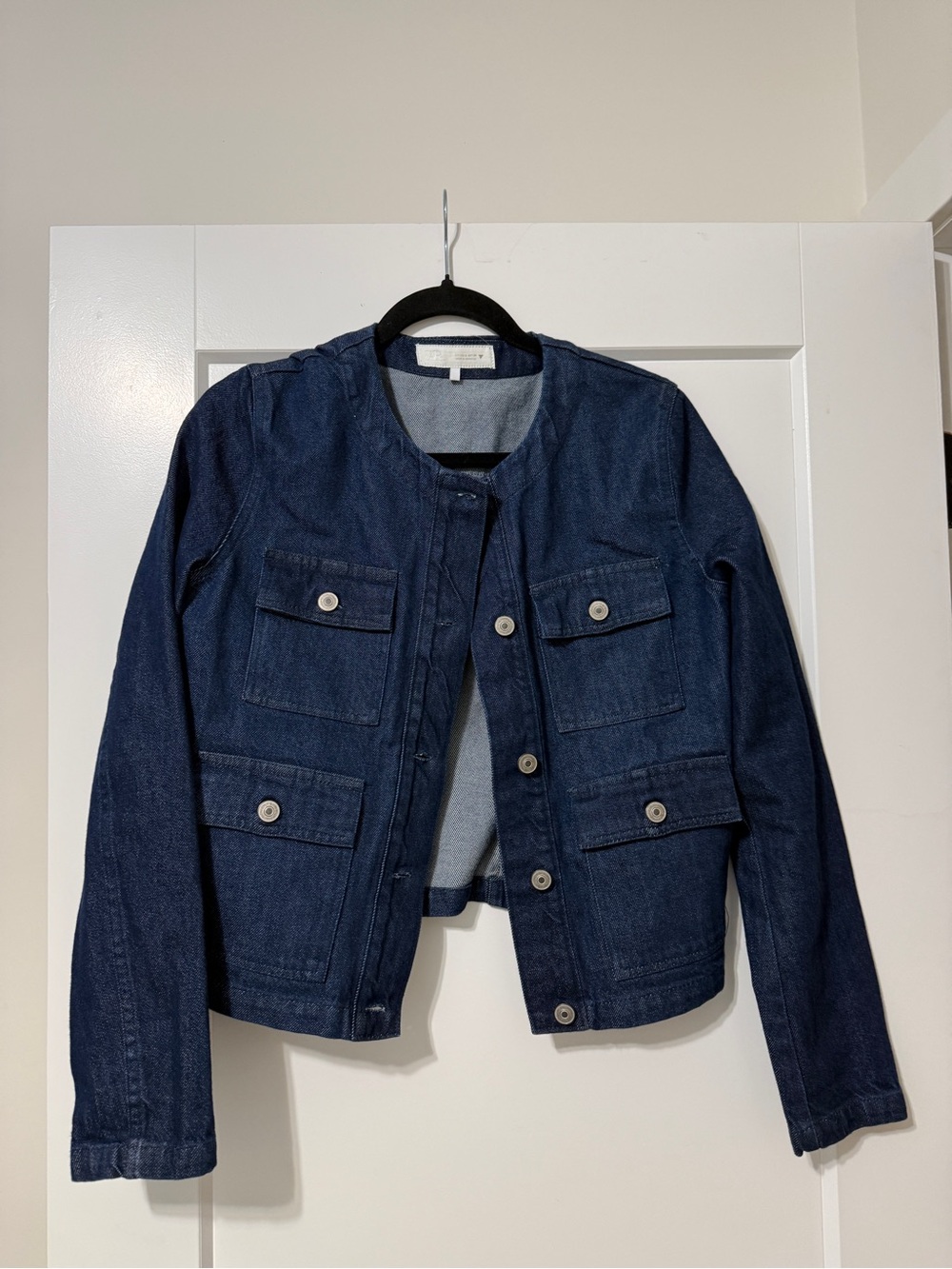 ZARA NWT $69 Indigo Denim Jacket Size Small